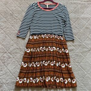 Matilda Jane Cotton Blend Striped Winsome Dress Women's Size S